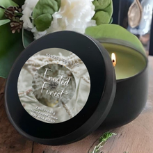 Load image into Gallery viewer, Frosted Forest Candle Tin