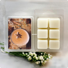 Load image into Gallery viewer, Flameless wax melts with cinnamon, nutmeg, and creamy vanilla notes