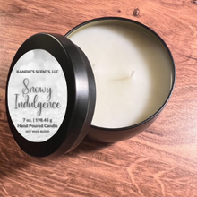 Load image into Gallery viewer, Snowy Indulgence Candle Tin