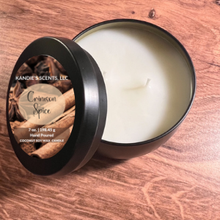 Load image into Gallery viewer, Crimson Spice Candle Tin