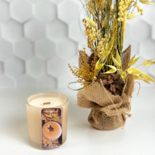 Load image into Gallery viewer, Vanilla Chai Latte candle jar with spiced chai and vanilla bean scent