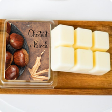 Load image into Gallery viewer, 2.5 oz soy wax melts for cozy autumn and winter home fragrance