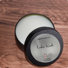 Load image into Gallery viewer, Ember Woods Candle Tin