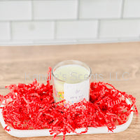 Load image into Gallery viewer, Soy wax birthday cake candle with vanilla, sugar, and bakery notes