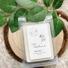 Load image into Gallery viewer, Dark Waters wax melts with salty ocean and dark musk fragrance