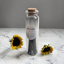 Load image into Gallery viewer, Black and white wood safety matches for candle lighting