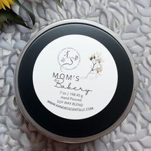 Load image into Gallery viewer, Mom’s Bakery soy candle tin with sweet bakery and vanilla scent