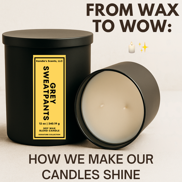 From Wax to Wow: 🕯️✨ How We Make Our Candles Shine