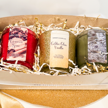 Load image into Gallery viewer, Winter Glow Collection – Luxe Candle Trio Gift Set

