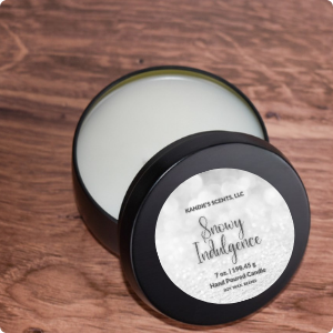 Snowy Indulgence Candle Tin