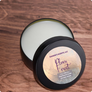 Plum Frost Candle Tin