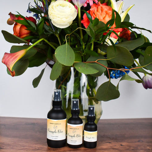 Pineapple Bliss room sprays with tropical pineapple and herbal scent
