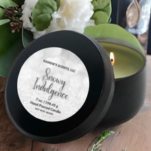 Load image into Gallery viewer, Snowy Indulgence Candle Tin
