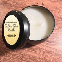 Load image into Gallery viewer, Golden Glow Vanilla Candle Tin
