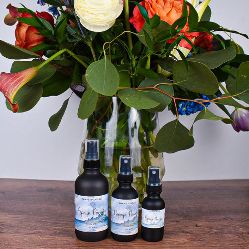 Papaya Paradise room sprays with tropical fruit and coconut scent