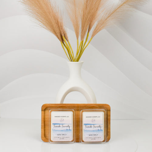 2.5 oz soy wax melts with fresh coastal floral fragrance