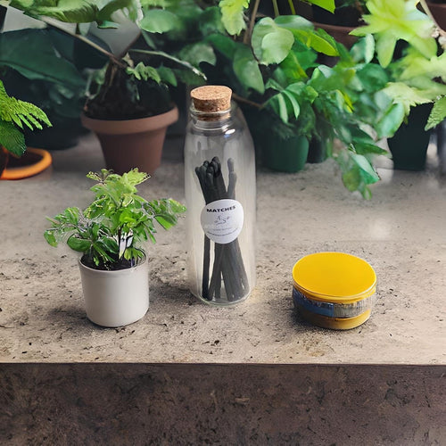 Luxury candle matches accessory for stylish lighting