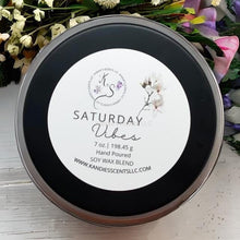 Load image into Gallery viewer, Candles - Saturday Vibes Candle Tins
