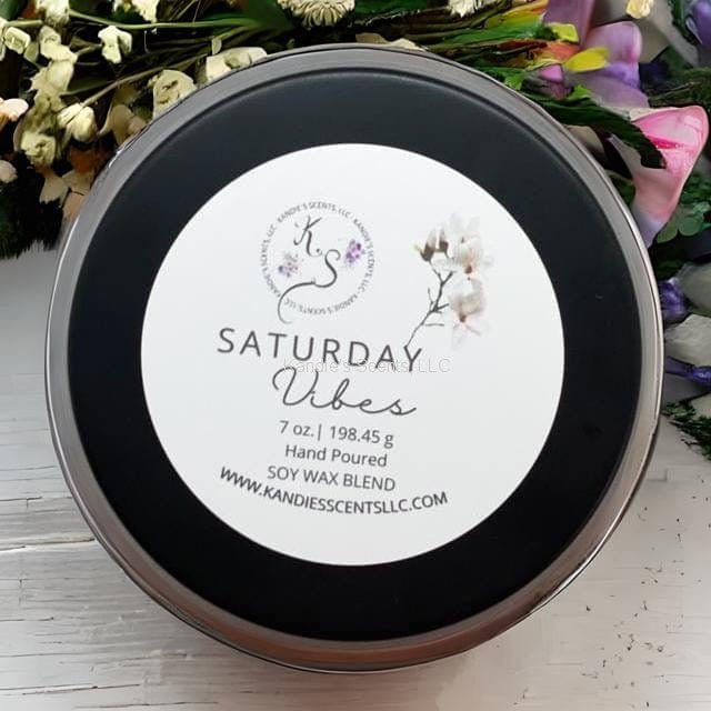 Candles - Saturday Vibes Candle Tins