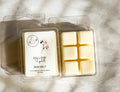 Pillow Fight wax melts with cotton, ozone, and cedar scent